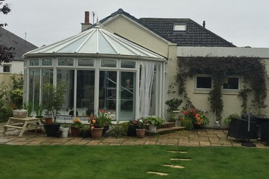 Conservatory roof windows tinted