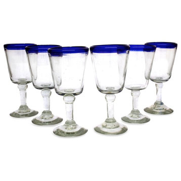 Chardonnay, Set of 6 Wine Glasses, Mexico