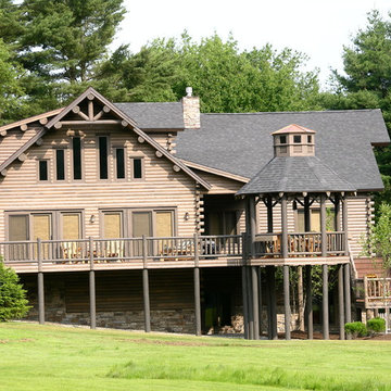 Big Twig Homes Extreme Home Makeover Katahdin cedar log home