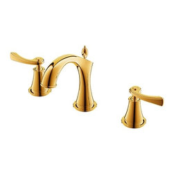 Lumina Solid Brass Luxurious 8 Inch Widespread Bathroom Faucet - Bathroom Sink Faucets