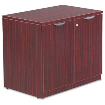 Alera Valencia Series Storage Cabinet, 34"x22 3/4"x29 1/2", Mahogany