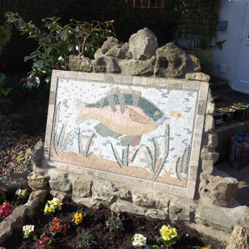 Earthy Colored Fish Mosaic