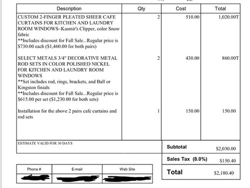 Cost Of Curtain Rods Wow