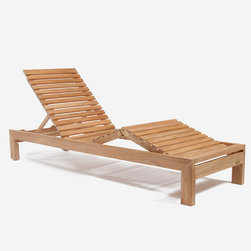 Wintons Teak Azure Lounger - Outdoor Lounges