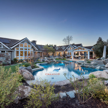 Alamo Estate Natural Swimming pool that brings Lake Tahoe home