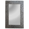 CHLOE Reflection CH8M012SV36-VRT Rectangle Antique Mirror Silver Finish 36``