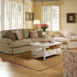 Rowe Addison Slip Cover Sofa Collection - Sofas