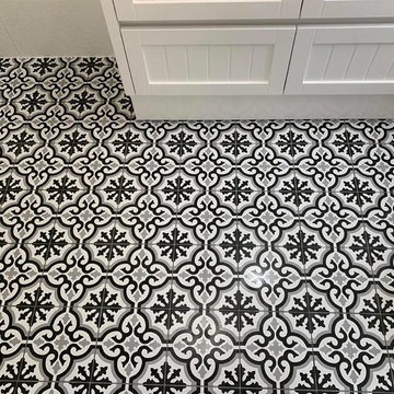 Laundry and Bathroom Installed by Diversity Tiling
