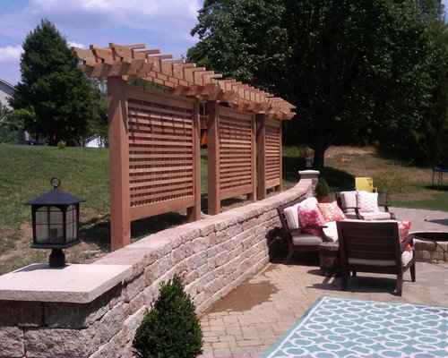 patio modern privacy screen cedar outdoor houzz screens panels lattice yard pergola carpentry inc ideabook question ask