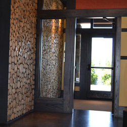 CUSTOM - LOG ROUND WALL - Wall Decor
