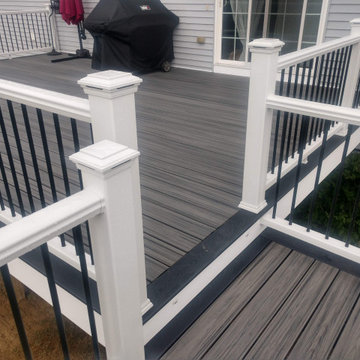 2020 Somersworth Trex deck with Custom Curve Staircase