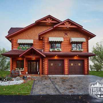 Matin True North Log Home