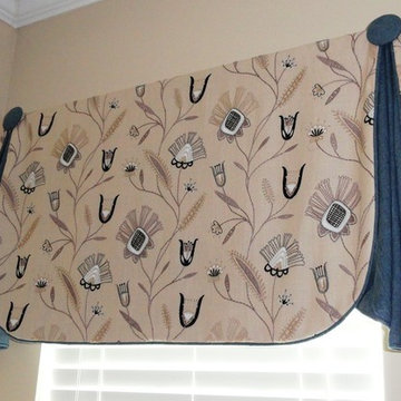 Soft valances on board or pole