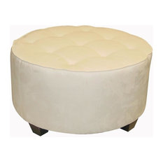 Skyline Furniture Mfg Inc Ottomans And Footstools Houzz Round Tufted Tail Ottoman