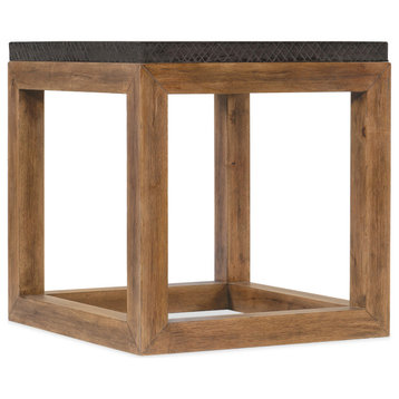 Hooker Furniture 6700-80116-99 Big Sky 26"W Wood End Table - Vintage Natural