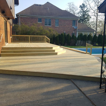Western Springs Illinois Treated Pine Re-Deck