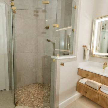Lux Modern Spa Master bathroom