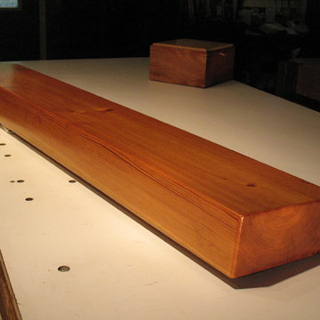 Heart Pine Mantel