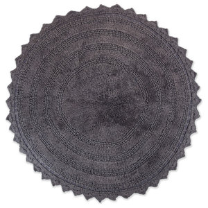 circle bath mat