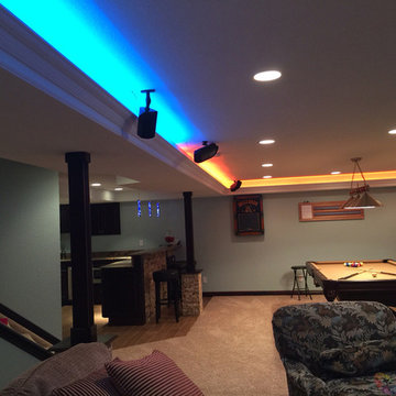 Man Cave Game Room LED Lighting