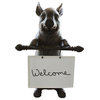 Resin Pig Holding Message Board