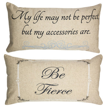 Be Fierce Reversible Pillow Cover