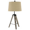 Rustic Brown Wood Table Lamp Set 97335