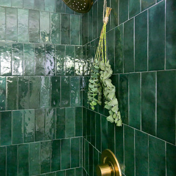 Green Guest Bathroom