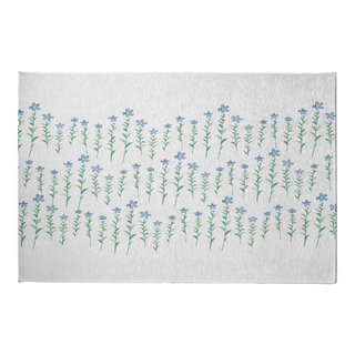 Periwinkle Modern Rug Periwinkle Stripe Rug, 3'x5' - Contemporary - Area Rugs - by E by ...