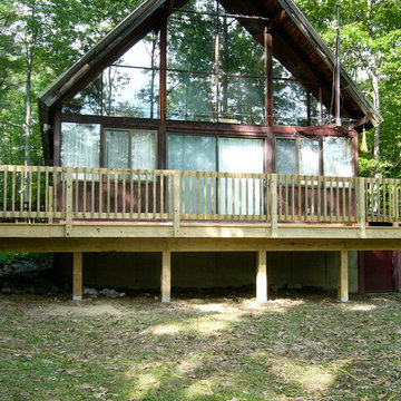 All Wood Deck