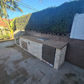 Backyard Remodel with New Spa - Seal Beach