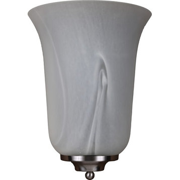Troy 1-Light Brushed Nickel Interior Wall Sconce
