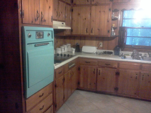 Trying To Respect The Knotty Pine Kitchen Home Help Reviews