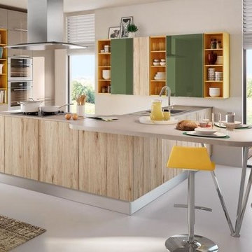 Modern Italian Custom Made Kitchens by LUBE