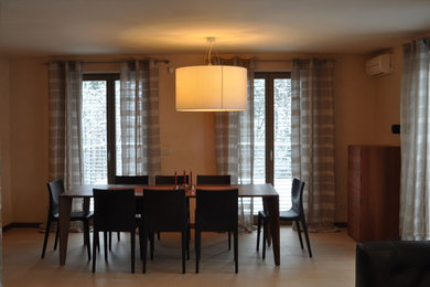 Design ideas for a contemporary dining room in Other.