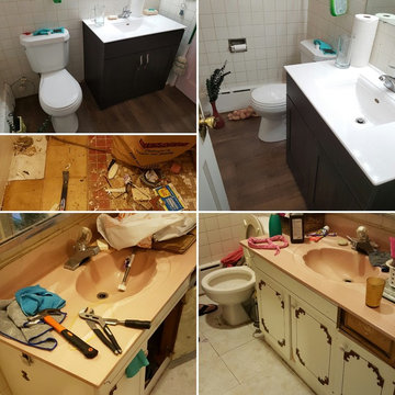 Bathroom facelift on a budget