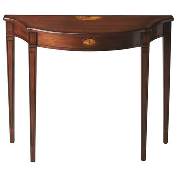 Chester Console Table, Medium Brown