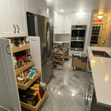 Beautiful Kitchen Transformation With New Two-Tone Cabinets