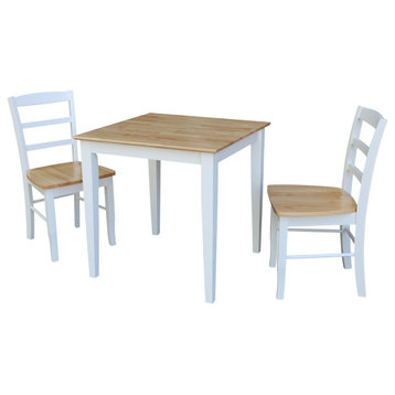 Dining Table With 2 Ladderback Chairs
