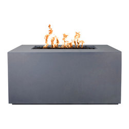 The Outdoor Plus - Pismo Firepit, Gray, 48" - Fire Pits