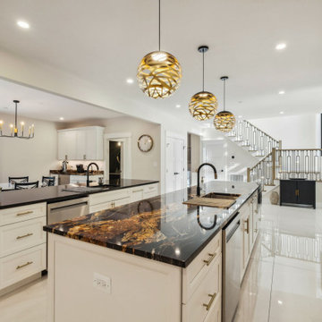 Dual Islands for Cooking and Entertaining