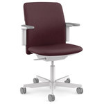 Humanscale - Path Ergonomic Office Chair by Humanscale, Revital Wine - The Path Ergonomic Desk and Office Chair by Humanscale features an innovative design and optimal lumbar support. Each chair cushion is layered with Humanscale's FormSense Eco KnitTM, a mesh-like textile that helps offer a tailored fit for every user, regardless of height or weight.
