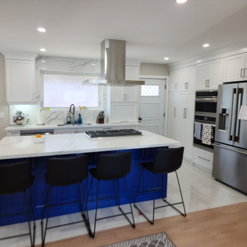 Etobicoke load bering wall removal and new kitchen