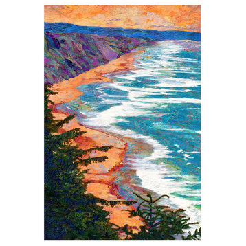 Lisa Sofia Robinson "Coastline" (Oregon) Art Print, 12"x18"