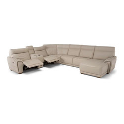 Rispetto C048 Reclining Sectional by Natuzzi Editions - Sectional Sofas