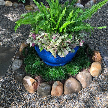 Pea Gravel Sitting Area