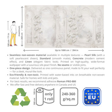 Seraphic Vista Custom Wallpaper, European Seamless Material