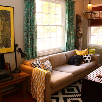 Eclectic and Casual Living room