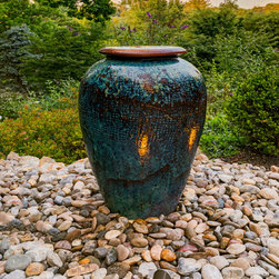 Water Jar Water Feature - Outdoor Fountains And Ponds