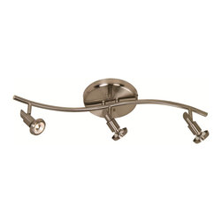 Artcraft Lighting - Artcraft Lighting Shuttle Brushed Nickel Three-Light Rail Light - Track Lighting Kits